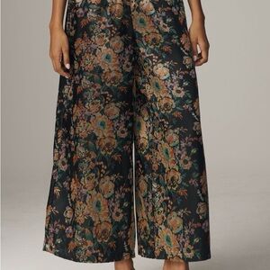 Anthropologie Somerset Pull-On Pants: Cropped Jacquard Edition